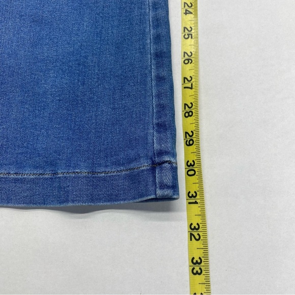 SPANX FLARE JEANS WOMENS LARGE PULL ON CITY CASUAL COLLEGE - Picture 10 of 10